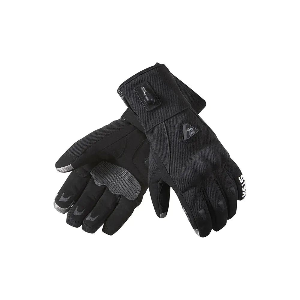 Keis gants de moto chauffants G701S 'Shorty' textile collé - EdTools