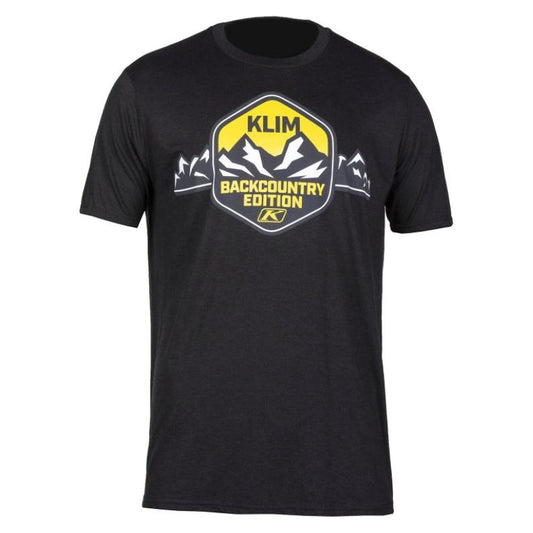 Klim Backcounty Edition SS T-Shirt LG Black - Yellow - EdTools