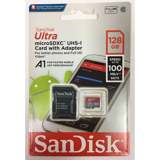 SanDisk carte mémoire microSDXC Ultra - 128 GB - EdTools