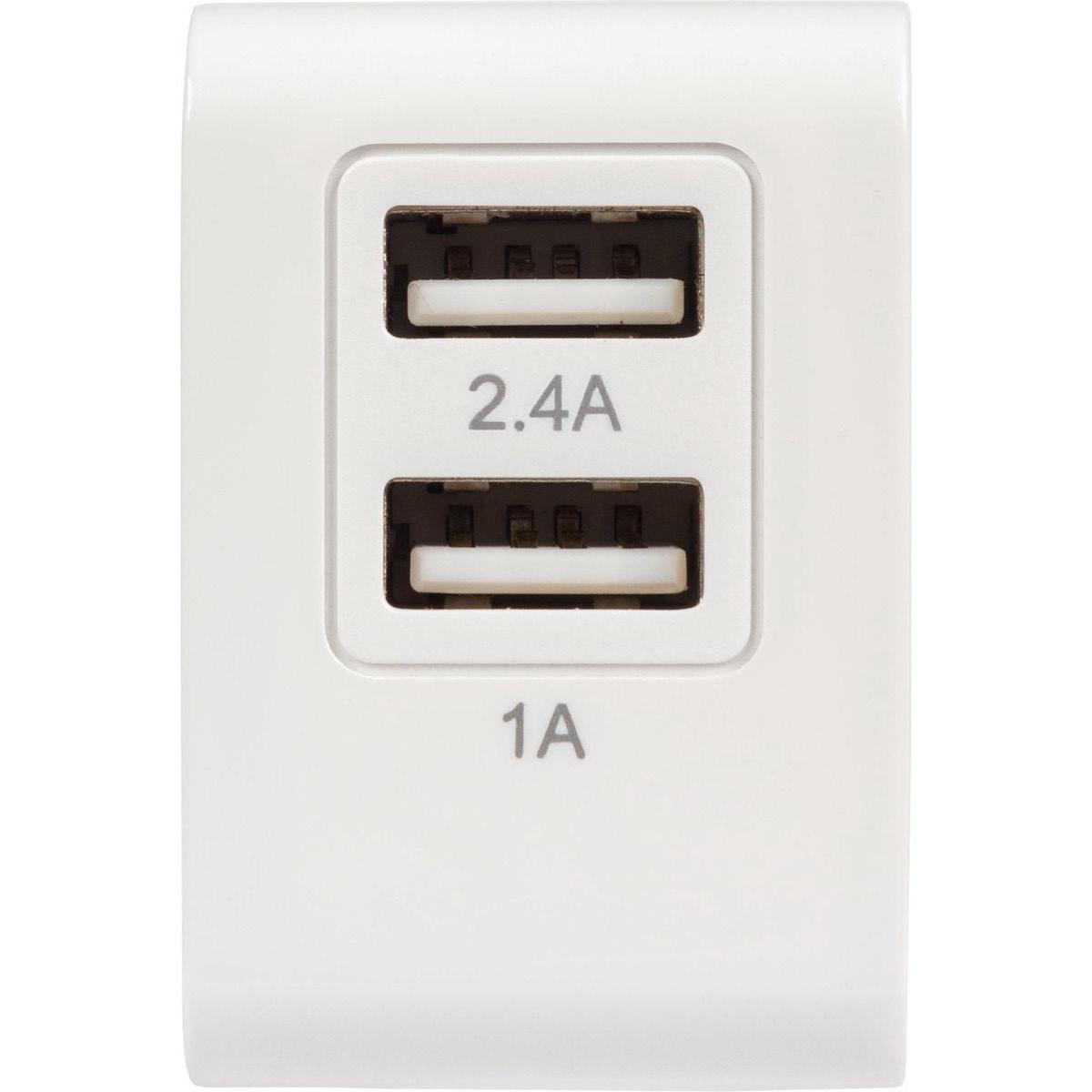 Xtorm adaptateur secteur 2 x USB (2.4A & 1A) - EdTools