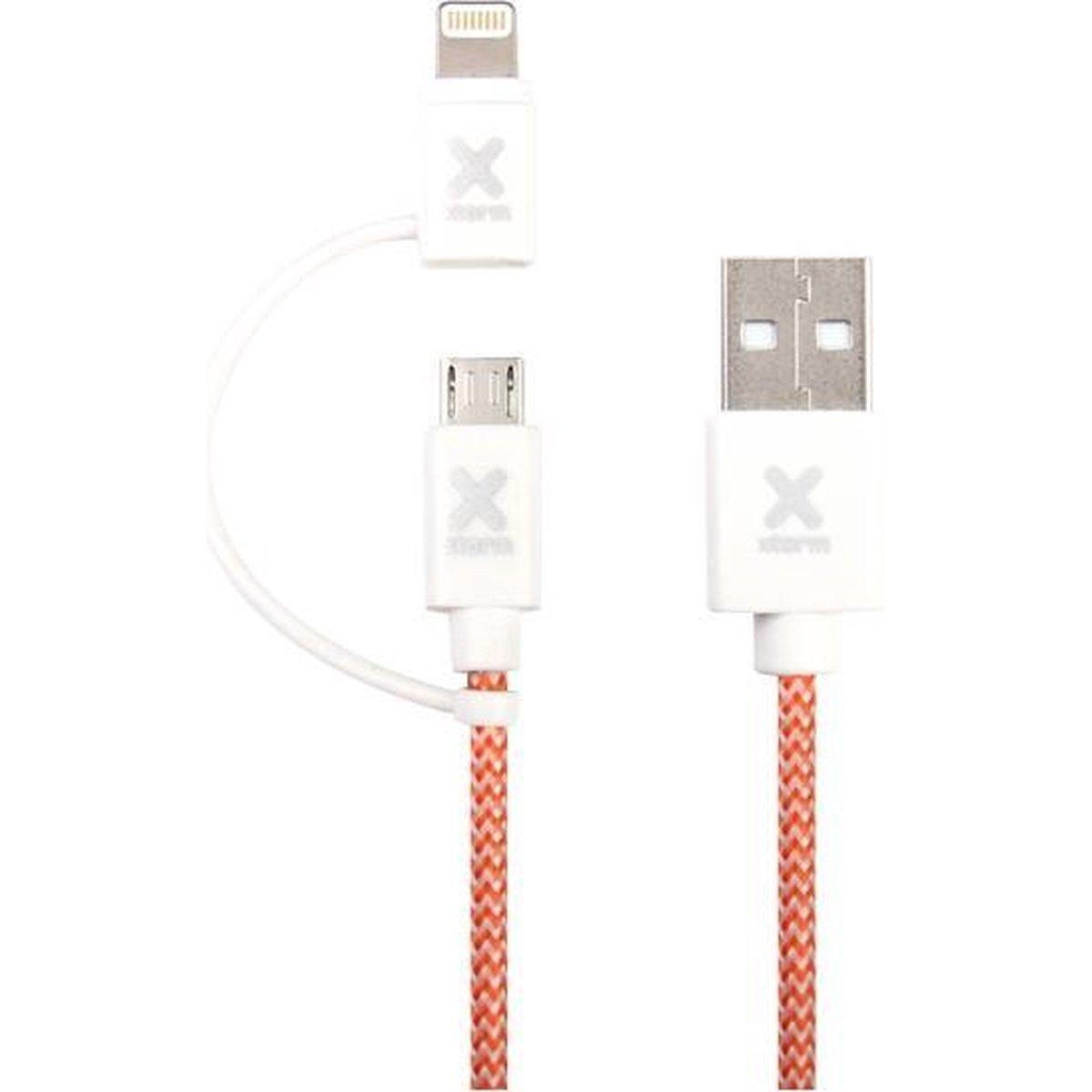 Xtorm câble dual 100 cm Micro-USB & Apple Lightning - EdTools